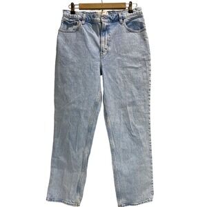 Abercrombie & Fitch 90s Straight Ultra High-Rise Jeans Light Wash Size 31-12 s